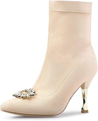 rhinestone ankle booties