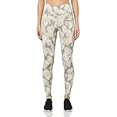 Adidas Womens Optime Essentials Allover Print Flower Tie-dye Leggings
