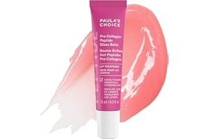Paula's Choice Pro-Collagen Peptide Gloss Lip Balm, Hydrates & Smooths Lips, Sheer & Glossy Finish for Fuller Lips, Sheer Tint, Non-Sticky, Cruelty-Free