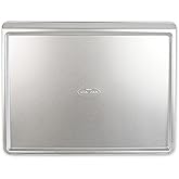 USA Pan Bakeware Traditional Aluminized Steel Uncoated Cookie Sheet Baking Sheet Pan, Large, Made without nonstick coating