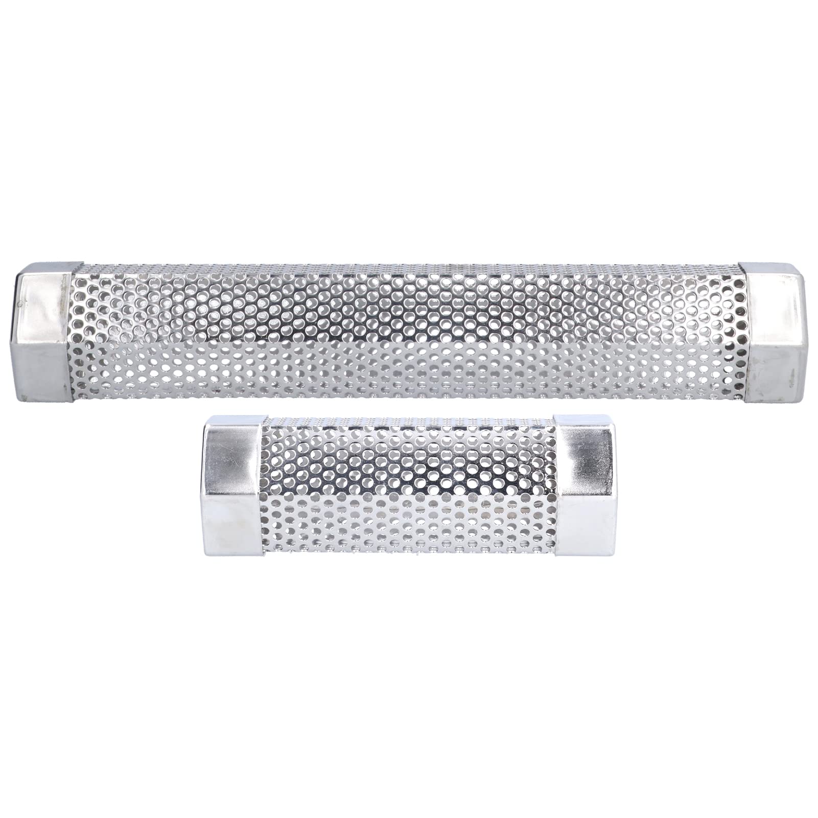 Portable Smoker Tube, 304 Stainless Steel Cold Hot Smoking Box, BBQ Pellet Tube for Home Outdoor Garden Camping Picnic