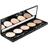 Juwel Cosmetics Eye Shadow Palette, Talc-Free Highly Pigmented Pressed Powder, Eye Makeup Palette that Blends Perfectly, 5 Shades of Paraben-Free and Sulfate-Free Eyeshadow, Barely There