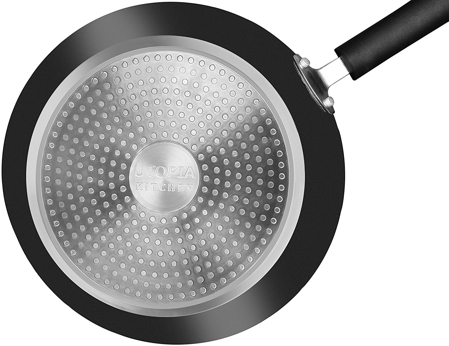 Frying Pan Nonstick Induction Bottom Riveted Handle 11 inches Utopia Kitchen 754207406966 eBay