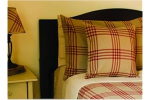 HOME COLLECTIONS BY RAGHU Chesterfield Check Bedcover Twin Barn Red by Raghu