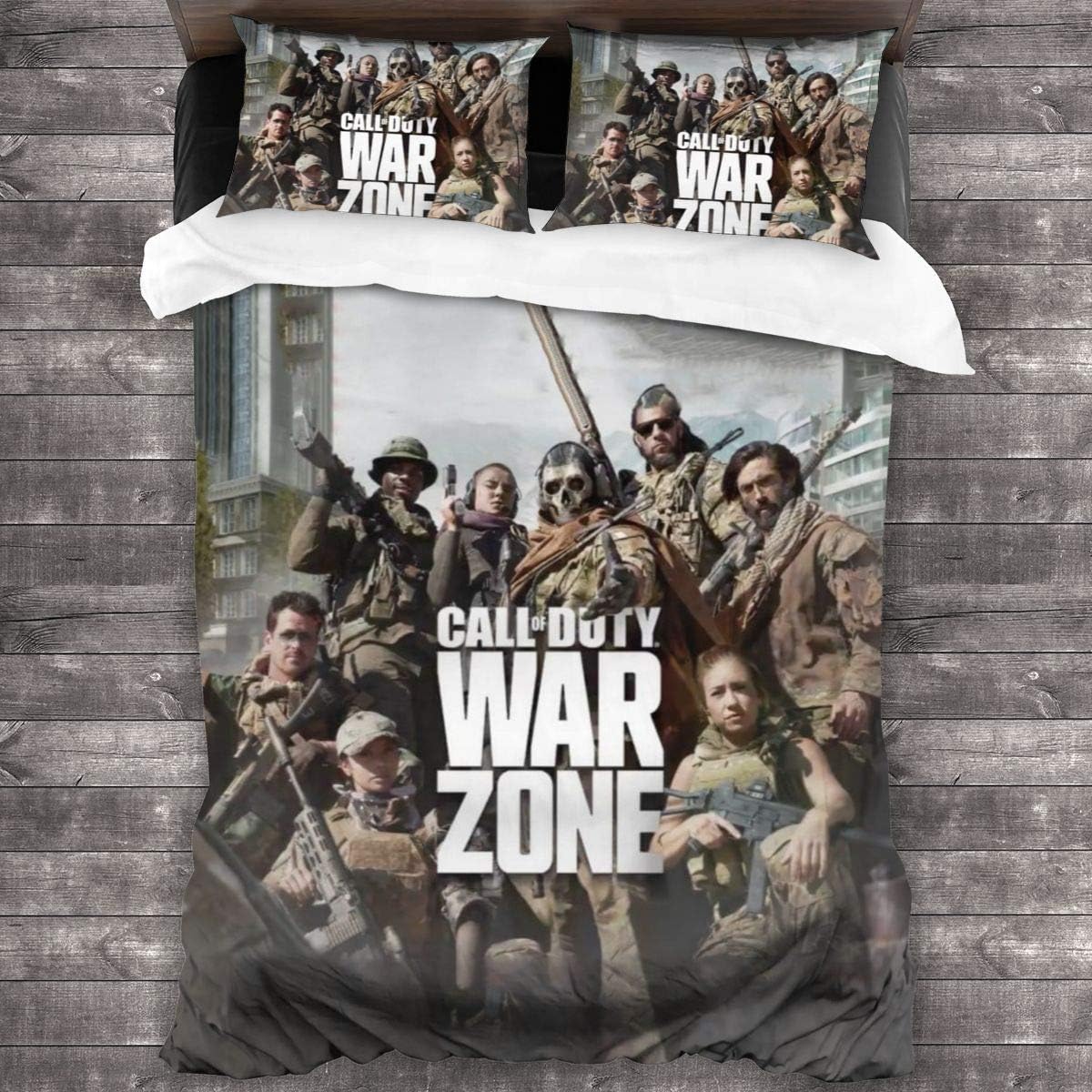 Amazon Com Jivwrc556 3d Unique Call Of Duty Modern Warfare 3 Pieces Bedding Sets Bed Comforter Set 86x70 Inch With 2 Throw Pillow Case With Zipper Closure Home Kitchen