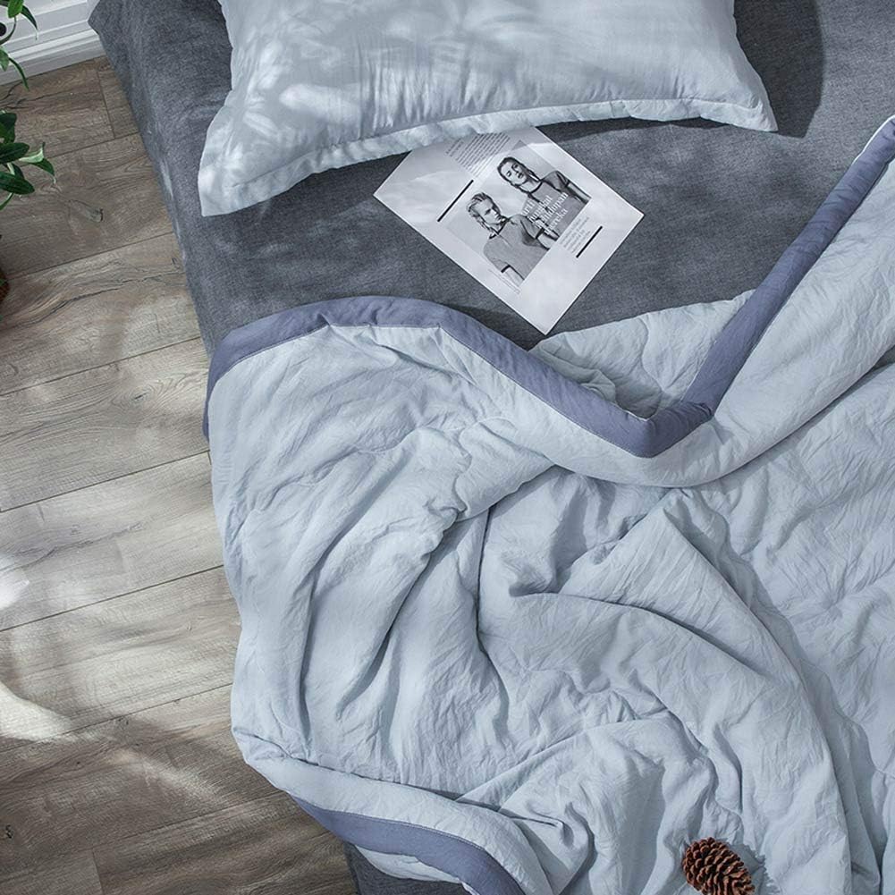 Double70x78inch Anjos Silver Grey Ins Thin Summer Quilt Comforters Quilting Bedspread Blanket Wash Polyester Material Microfiber Filler Bedding Linen Home Urbytuscom Double70x78inch Anjos Silver Grey Ins Thin Summer Quilt Comforters Quilting Bedspread Blanket Wash Polyester Material Microfiber Filler Bedding Linen Home Urbytuscom