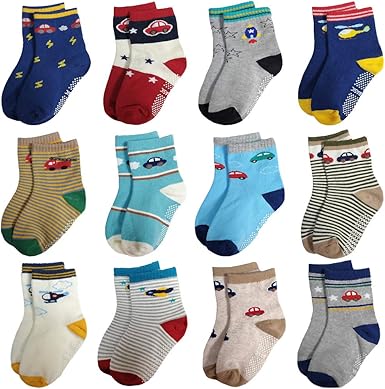 baby boy socks with grips