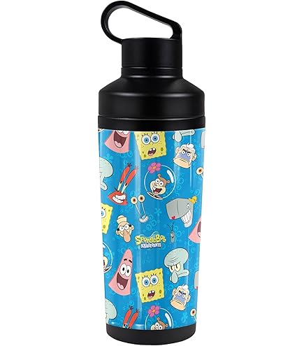 Amazon.com: Spongebob Official Dual Face 18 oz Insulated