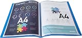 Exacompta Semi-Rigid PP Display Book A4 100 Pockets 200 Views Blue 88112E view 4