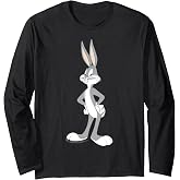 Looney Tunes Bugs Bunny Stance Portrait Long Sleeve T-Shirt