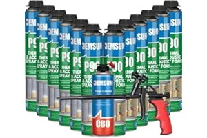 Demsun P90 Thermal & Acoustic Polyurethane Spray Foam – Closed Cell Insulation for Walls, Attics, Basements – High R-Value, S