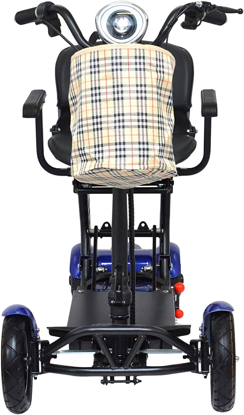 Dragon Mobile EX Foldable Lightweight Power Mobility Scooter Wheelchair Multi Terrain Easy Travel Electric Mobility Scooter for Adults with Bigger Seat: Health & Personal Care