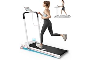 CIIHI C CIIHI Folding Treadmill Walking Pad with Incline - Walking Pad Treadmill with Handle Bar - 300 lbs Weight Capacity Foldable Treadmill with 3 Manual Incline - Under Desk Treadmill for Home, No Assembly