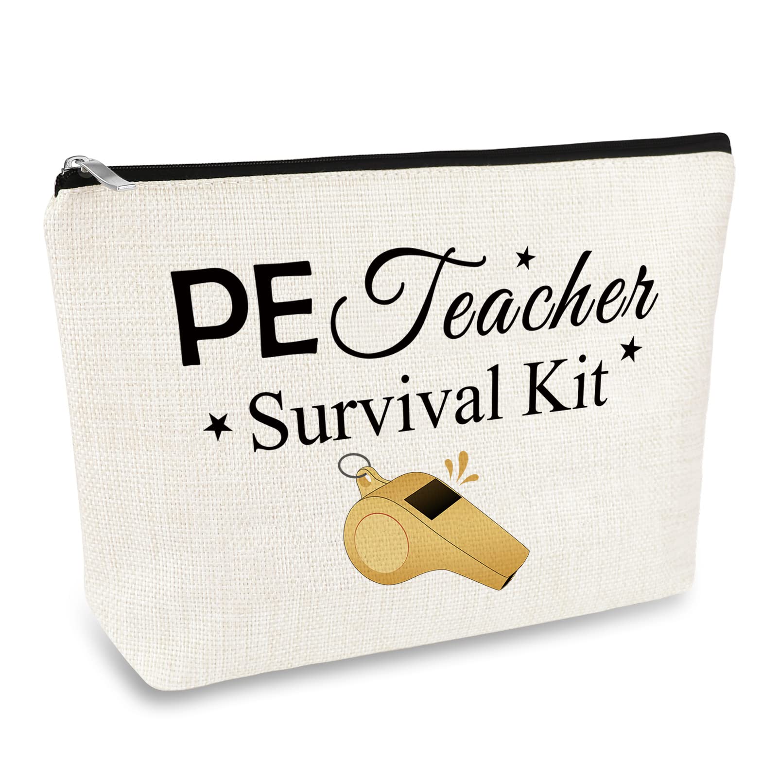 PE Teacher Gift for Women Makeup Bag PE Teacher Appreciation Gift Physical Education Teacher Gift Teacher Cosmetic Bag Thank You Gift for PE Teacher Coach Christmas Retirement Thanksgiving Gift โ image 1