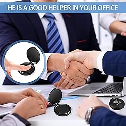 60 Pcs Fingerprint Ink Pad Black Finger Print Stamp