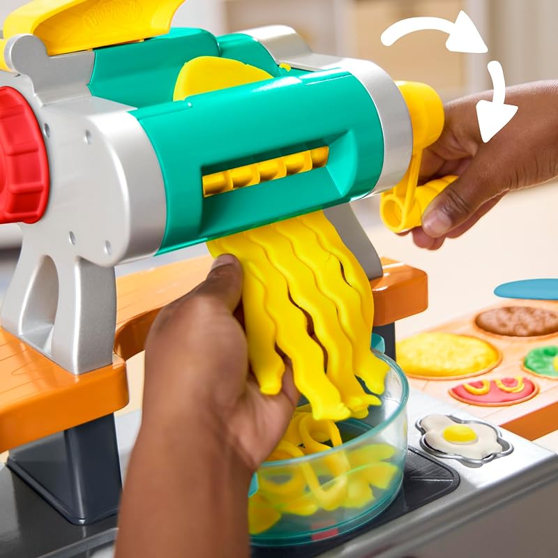 La Cuisine des Petits Chefs, Coffret de pâte à Modeler avec Sons de Cuisson réalistes, Plus de 25 Aliments à créer, Loisirs créatifs pour Enfants, dès 3 Ans — photo 4 sur 8