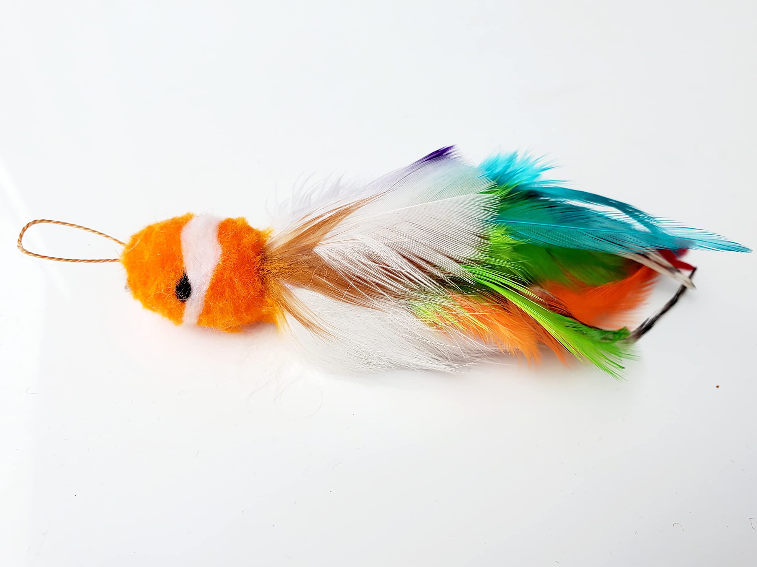 Percy Parrot bird cat toy feather teaser, feather,interactive kitty,unique,Cat Toy,Kitty,Gift for Cat Lover,Gift for Cat,Best Cat Toy