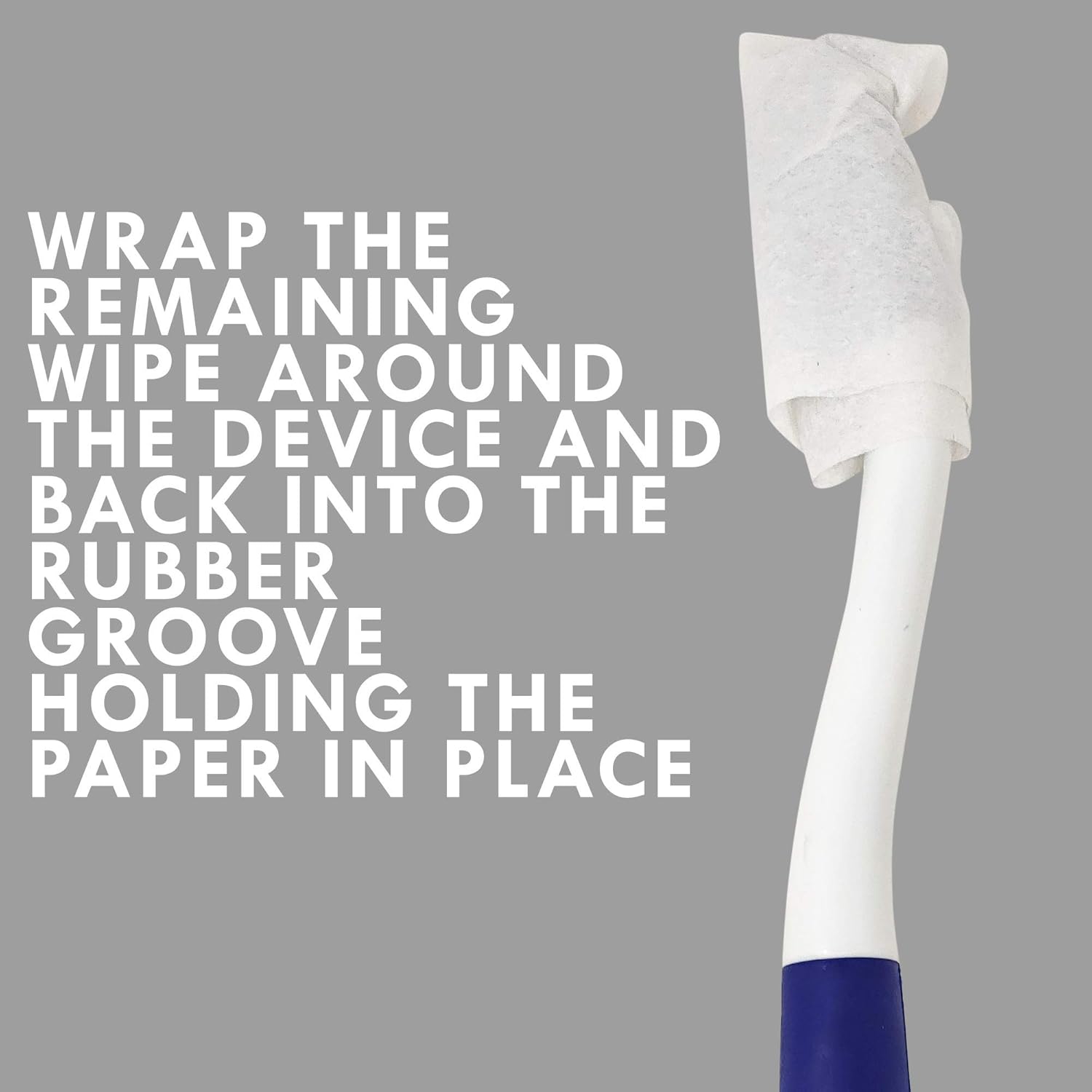 Mars Wellness Self Wipe Assist Bottom Wiping Toilet Aid Wiping Wand - Long Reach Comfort Wipe Extender - Daily Living Aid for The Disabled: Health & Personal Care