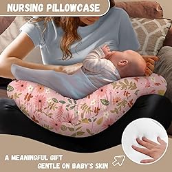 TSVAGA Sloth Nursing Pillow Cover for Baby Girl, 1