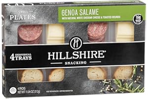 HILLSHIRE FARM Hillshire Snacking Plates, White Cheddar and Genoa Salame, 11.04 oz (3 Pack)