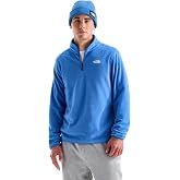 THE NORTH FACE Men's Glacier Fleece Quarter Zip Jacket | Pullover With Zip Pockets &amp; Stretch on Collar, Cuffs &amp; Hem