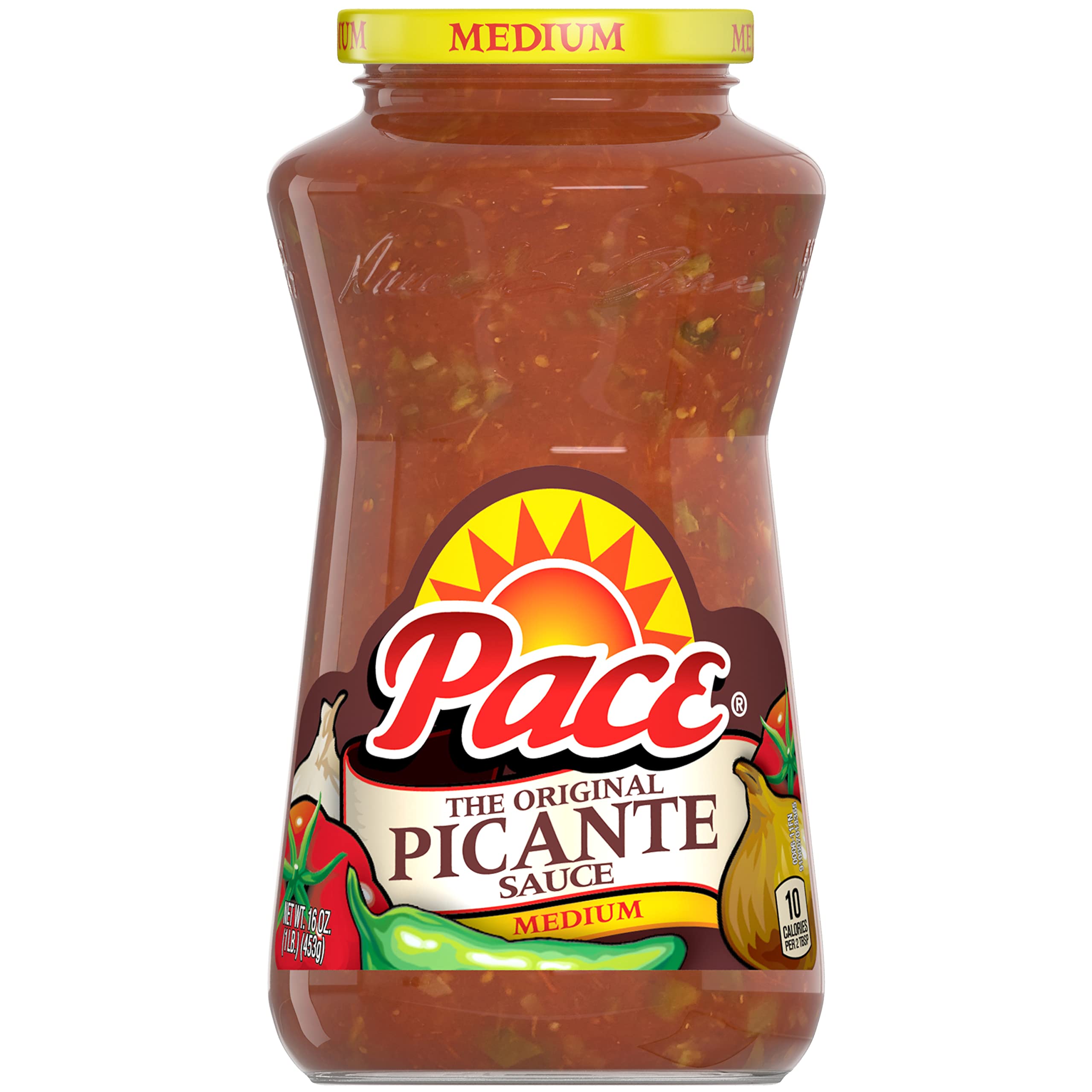 Photo 1 of **BB 7/20/25**  6 PACK OF Pace Medium Picante Sauce, 16 oz Jar

**PACK OF 6**