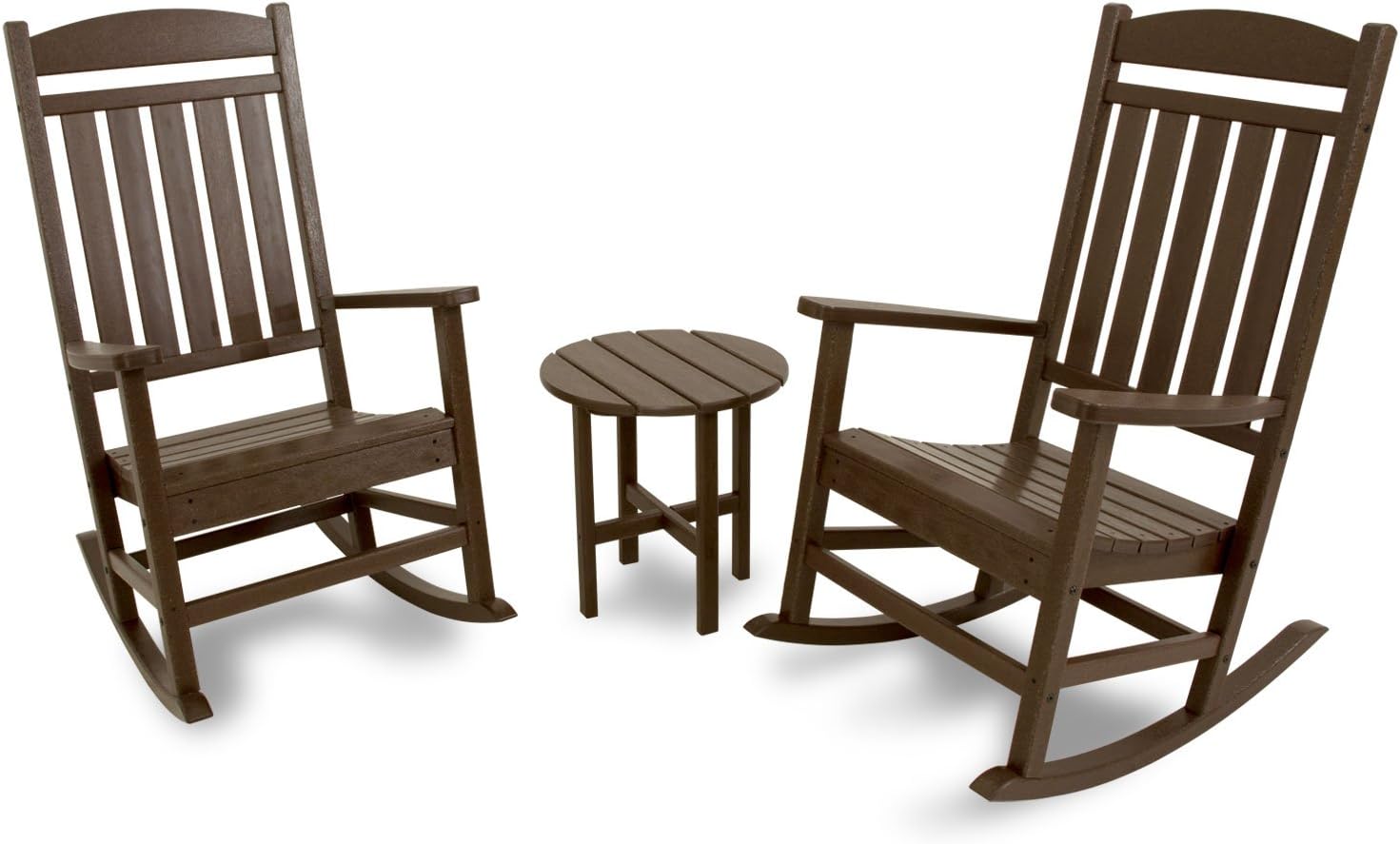 Ivy Terrace IVS112-1-MA Classics 3-Piece Rocker Seating Set, Mahogany