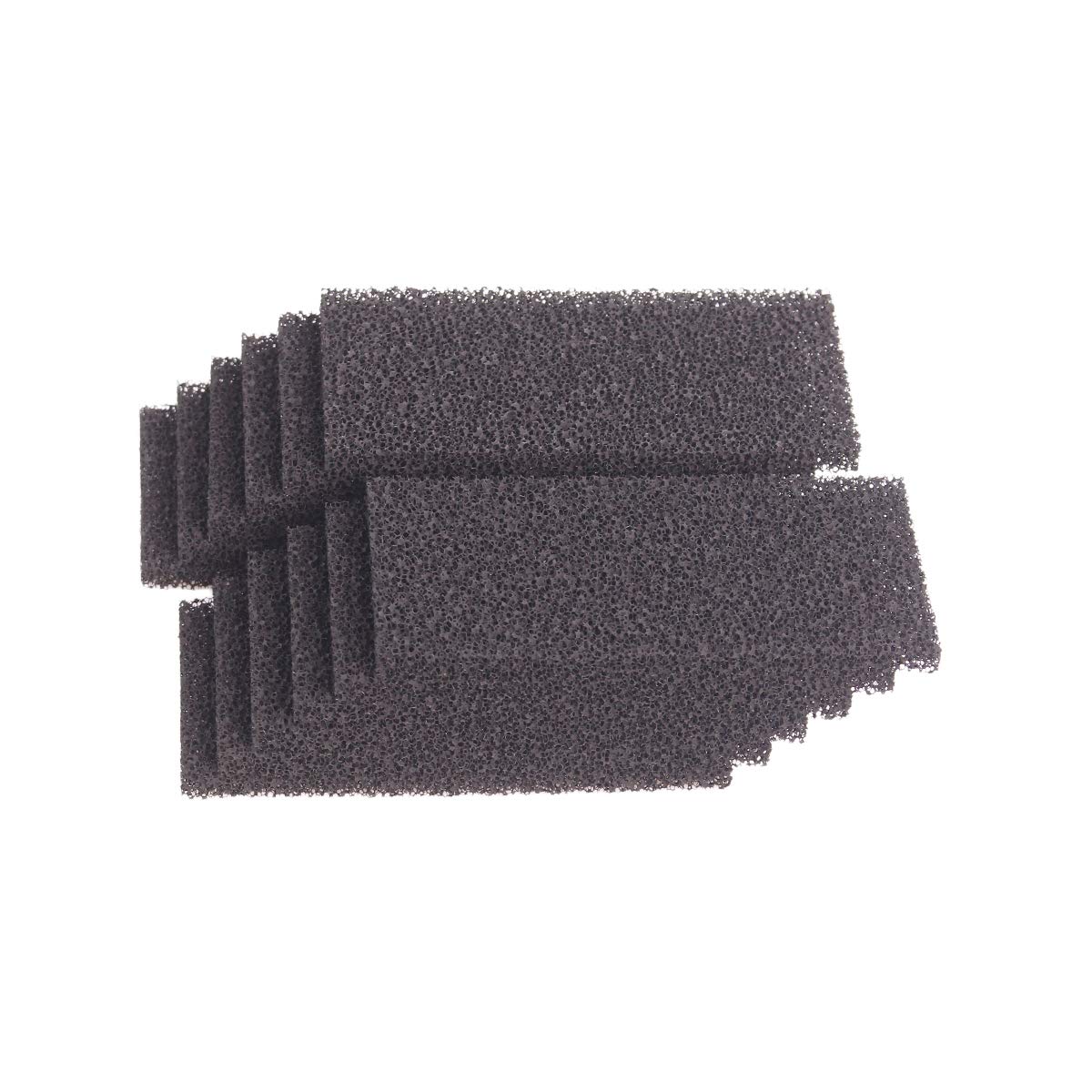 INGVIEE Pack of 12 Compatible Carbon Foam Filter Sponges Replacement for Fluval U2 Aquarium Filter