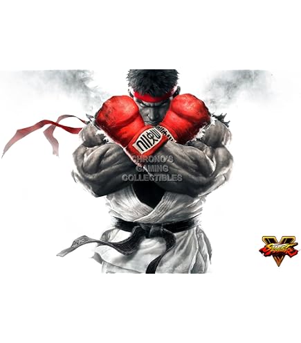 Amazon.com: Street Fighter Poster Ryu Crossed Arms Pose CAPCOM