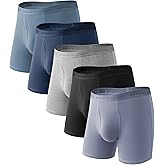 Natural Feelings Men's Underwear Viscose from Bamboo Boxer Briefs Underwear Pack for Men