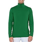 STRETCH IS COMFORT Men's Oh So Soft Long Sleeve Top Crew Neck and Turtleneck | Small - 3X