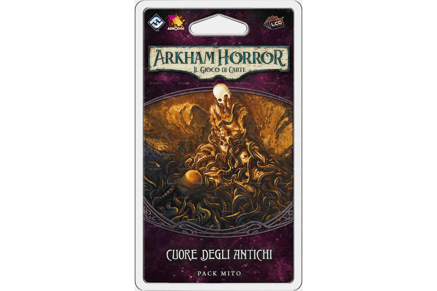 Asmodee - Arkham Horror The Card Game: Heart of the Ancients - Card Game Expansion, Italian Edition