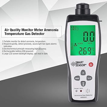 Sensor inteligente Monitor de calidad del aire AR8500 ...