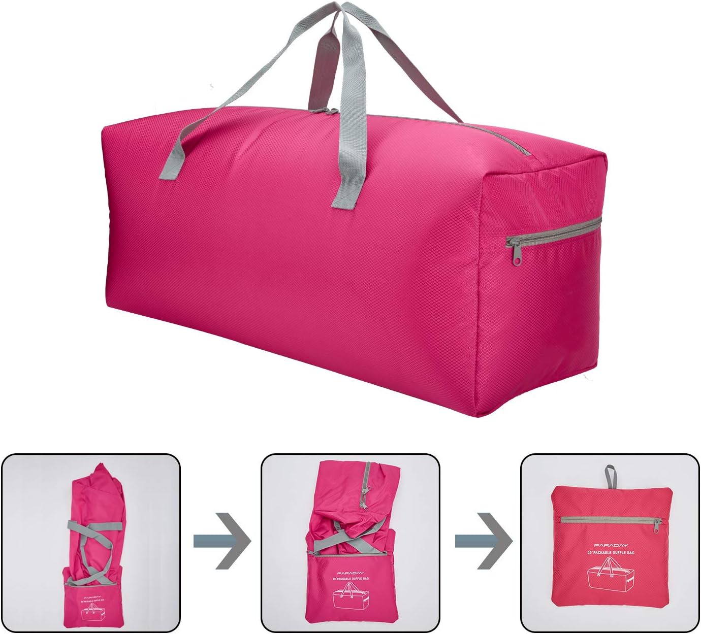  | Foldable Duffel Bag 30" / 75L Lightweight with Water Resistant for Travel | Travel Duffels