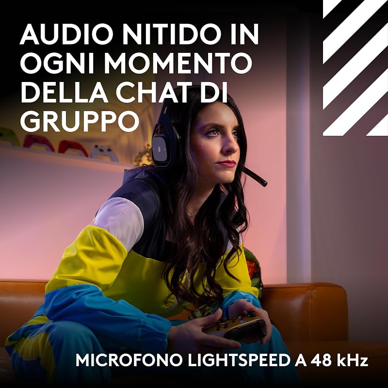 Astro A50 cuffia e microfono gaming wireless LIGHTSPEED + base