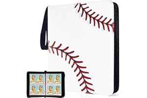 KarlyPro Card Binder 440 Pockets, Trading Card Binder with Sleeves, Baseball Card Binder, Trading Card Albums Sports Card Binder with 55 Removable Sleeves