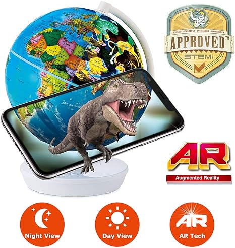 oregon scientific interactive smartglobe adventure sg268rx
