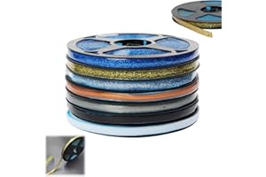 Self-Adhesive Gap Beautifying Tape (6 m/20 Ft), Ceramic Tile Gap Tape, Caulk Tape for Bathtub Kitchen Sink Toilet Wall Edge P