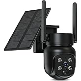 Heyall Security Cameras Wireless Outdoor: 2K WiFi 6 4MP Home Surveillance 360° Color Night Vision AI Motion Detection 5200 mAh Battery IP65 Weatherproof Cloud/SD Storage