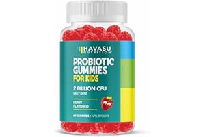 Probiotic Gummies for Kids | Gut & Digestion Health Support with 1 Billion CFU Per Gummy | Shelf-Stable Bacillus Coagulans Pr