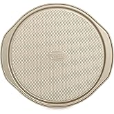 Glad Nonstick Large Pizza Pan for Oven | Round Baking Tray | Textured Cooking Sheet Crisper | Premium Bakeware Series for Home Kitchen