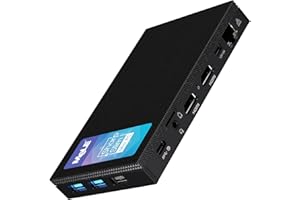 MeLE Quieter4C Fanless Mini PC 16GB DDR4 512GB ROM Micro PC Alder Lake N100(up to 3.4GHz) Small Form Factor PC USB-C 2 X HDMI