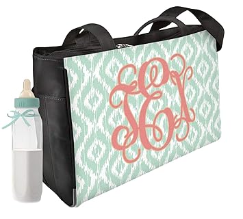 monogrammed diaper bags
