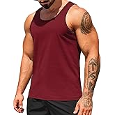 COOFANDY Men's Workout Tank Tops Pack Dry Fit Sleeveless Running Shirts Gym Muscle Bodybuilding T Shirts