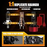 H7 Led Headlight Bulb 32000LM 6500K 120W Plug and Play Pack of 2 view 3