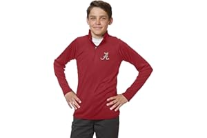 Little King NCAA Youth Boys 1/4 Zip Pullover Wind Shirt-100% Polyester-Sizes YS YM YL YXL