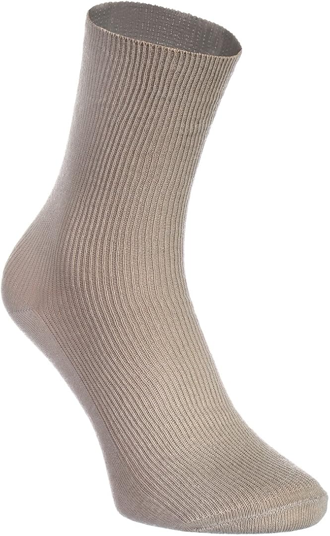 8 pairs of DIABETIC Non-Elastic Cotton Socks for SWOLLEN FEET for Mens & Womens: Clothing