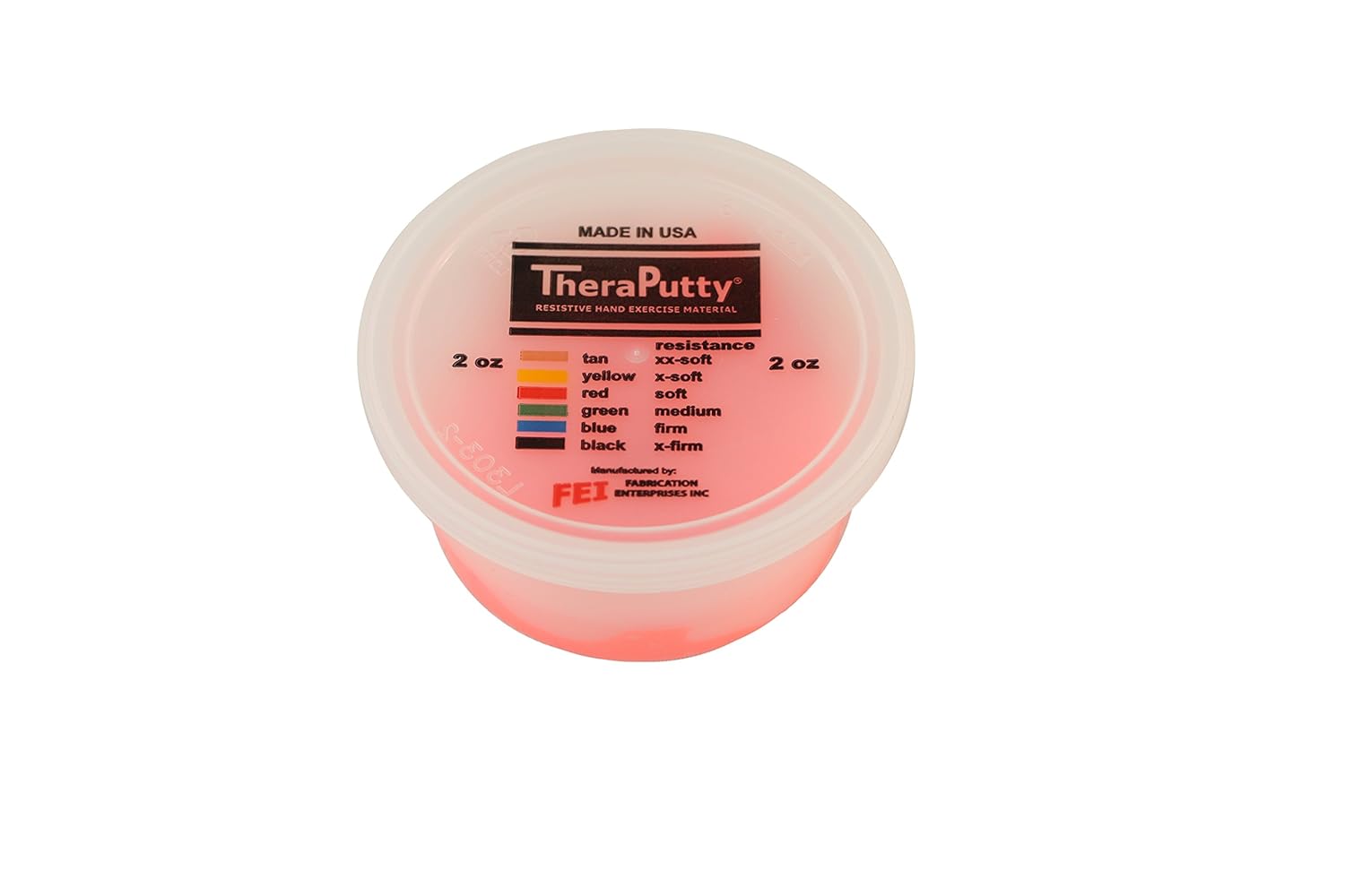 Cando - 256675 TheraPutty Plus Anti-Microbial, Red: Soft, 2 oz: Industrial & Scientific