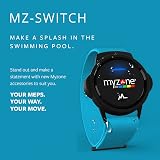 MYZONE MZ-Switch Replacement Arm & Wrist Straps Aqua Vibrant Adjustable view 3