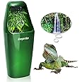 Giangarden Automatic Reptile Water Fountain - Ideal for Lizards Snakes Geckos Tortoises and Bearded Dragons - Waterless Auto Shut-Off & Indicator Light Reminder with 3 Carbon Pads(27oz)